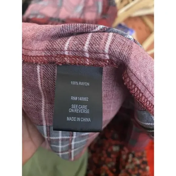 Torrid Duster Top Women’s Size 4X Plaid - Picture 5 of 5